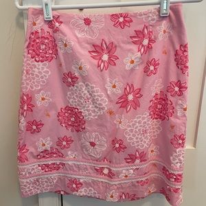Lily pulitzer pink skirt size 4